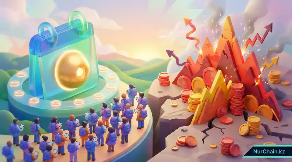 Визуализация разницы между предсказуемой стоимостью подписки и волатильной комиссией за транзакции при оплате за каждый выпуск для университетов.