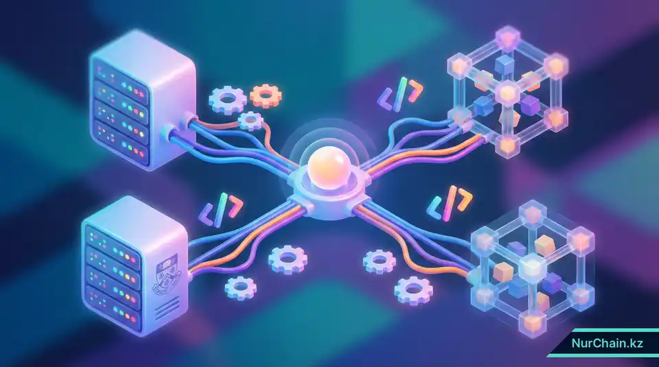 3D-визуализация RESTful API, соединяющего университетские базы данных с механизмом выпуска (минтинга) на блокчейне.