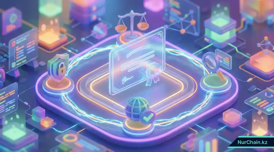 Итоговая трехмерная инфографика, показывающая основы академической честности и стратегического управления цифровыми документами.