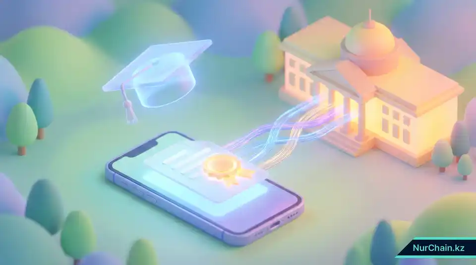 3D-иллюстрация, показывающая цифровой документ на смартфоне, официально признаваемый государственным министерством.