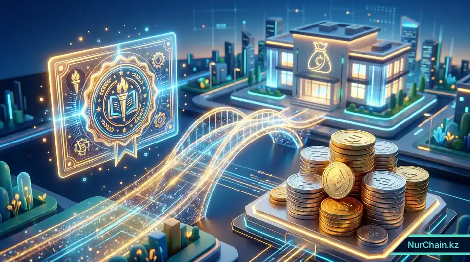 Цифровой диплом, связанный с финансовыми активами, представляющий финансирование образования через NFT и банковское право.