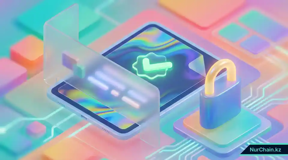 3D-представление настроек приватности и выборочного раскрытия данных для академических записей в блокчейне.