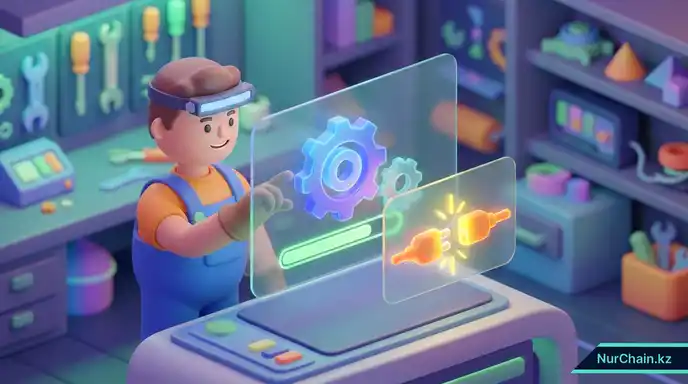 3D-иллюстрация процесса решения технических проблем, связанных с подключением криптокошелька и ошибками отображения NFT-дипломов.