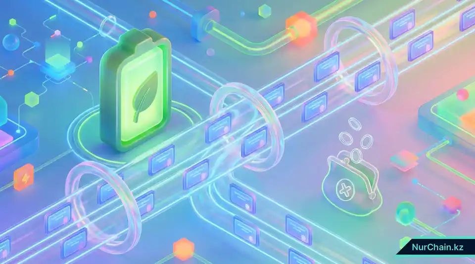 3D-визуализация скорости и экономической эффективности блокчейна для верификации документов в национальном масштабе.