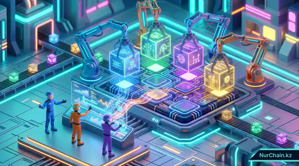 3D-визуализация реализации капитальных вложений для университетских блокчейн-систем и обучения персонала.